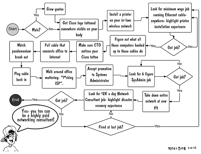 network consultant cartoon