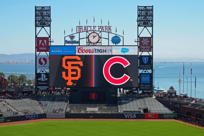 Oracle Park, home of the San Francisco Giants baseball team and a WiFi 6E network.