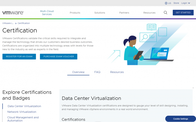 VMware also has an extensive IT training section on its website.